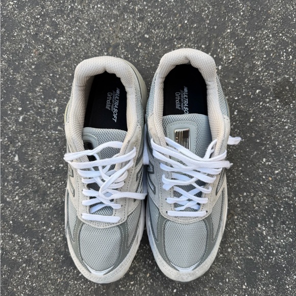 New Balance Women's Gray Mesh Sneakers - Picture 8 of 8